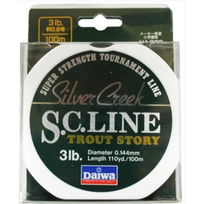 Монолеска DAIWA TD Silver Creek 3 Lb (0.144мм) - 150м 43178085646